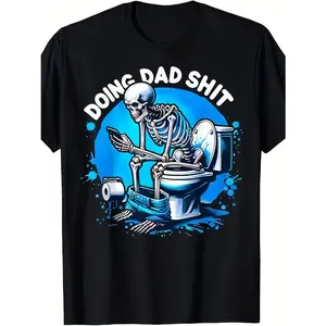 Do Dad Shit Dad Jokes Steel Frame Snowmobile Dad Funny Dad Father'S Day T-Shirt