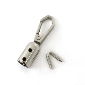 4Pcs Meetee 8-15Mm Tassel Cap Clip Clasp Metal Buckles Bag Strap Cord Stopper Hook Handbag Hang Sanp Buckle Clamp Accessories