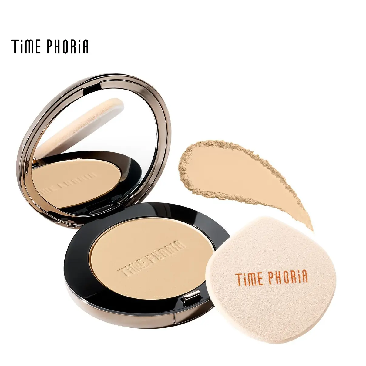 [TIMEPHORIA NEW LAUNCH !] Timeless Optima Cover Blur Skin Perfection Powder Foundation - New Launch Two Way Cake Makeup,back to school