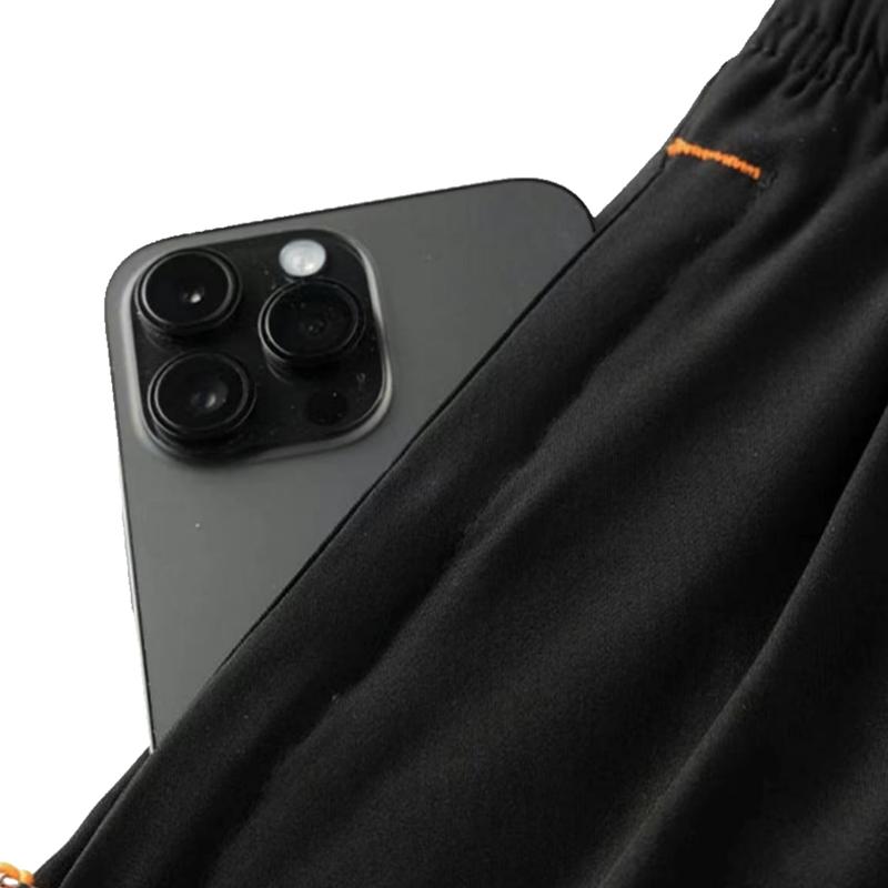 Men's Ultra-Lightweight Running Shorts - Quick Dry Breathable Thin Fabric for Summer Sports Solid Color Textured Wrinkle Resistant Reflective Strips Gym Sport Menswear Beige Plain