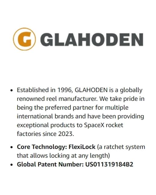 GLAHODEN Retractable Hose Reel, Max 130 FT / 115 FT / 100FT / 65FT Garden Water Hose Reel with 9-Pattern Nozzle, 180° Swivel Bracket Wall-Mounted, Automatic Rewind, Lock at Any Length, with Slow Return System，Optional Metal Bracket