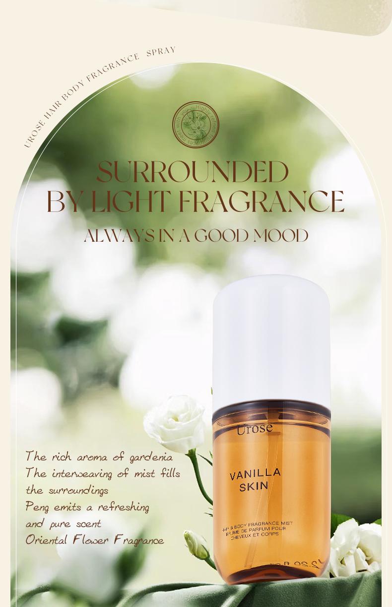 Unisex Vanilla Body Spray-Body & Hair Fragrance Mist Aroma Cologne 65ml Perfume