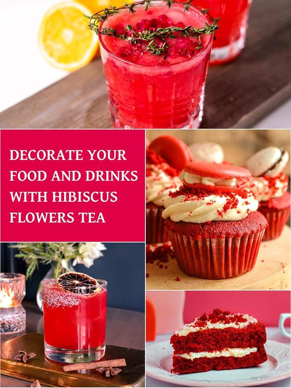 120 Hibiscus Tea Bags | 100% Pure Hibiscus Flower | Sugar-Free, Caffeine-Free Herbal Tea | Double Chamber, Individually Wrapped Bags| Rich in Natural Goodness and Flavor