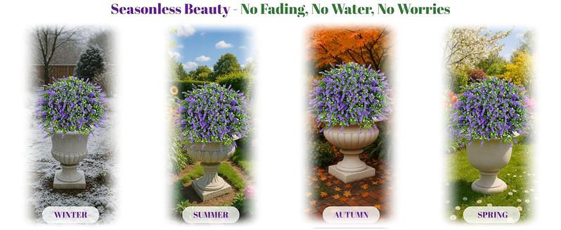 DLDA 24" Boxwood Topiary Balls with Lavender 2-Pack UV Resistant Faux Outdoor Plants for Porch Front Door & Planters with Ground Spike & Garden Tools Full Realistic Design Long Lasting All Season Decor DLDA 24" Boxwood Topiary Balls with Lavender 2-Pack UV Resistant Faux Outdoor Plants for Porch Front Door & Planters with Ground Spike & Garden Tools Full Realistic Design Long Lasting All Season Decor