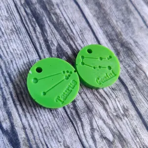 astrology sign keychain - resin epoxy