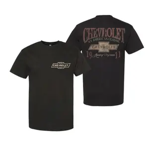 Chevrolet American Classic T-Shirt, Vintage Distressed Logo Tee for Chevy Fans, Cotton Crewneck Streetwear with Heritage 1911 T-Shirt, Legendary Performance Automotive Style Men Gifts Graphic Tee, Perfect Gift for Car Lovers