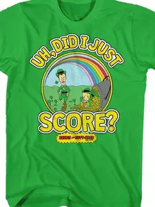 Did I Just Score Beavis And Butt-Head Network T-Shirt - Cartoon For the whole family and all ages.