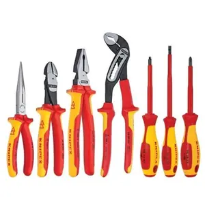 KNIPEX (9K 98 98 25 US) 7 Pc Pliers/Screwdriver Tool Set, 1000V, Nylon Pouch
