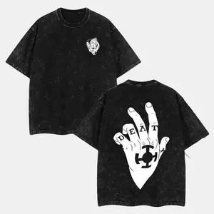 One Piece "Trafalgar Law-Surgeon of Death" Vintage Unisex Oversize Anime Manga Acid Washed T-shirt, graphic tee,anime merch fan, outfits men