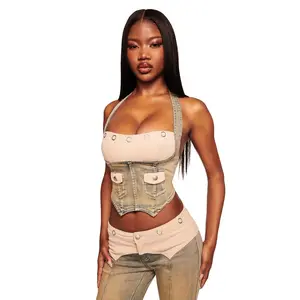 TOMMIE CORSET - ANTIQUE DENIM