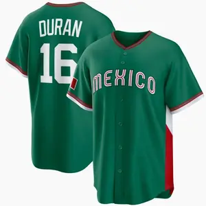 Jarren Duran Jersey,Mexico 2026 World Baseball Classic,Green Limited Stitched Shirt Custom Jersey Man/Youth size