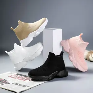 Cloudy Shoes - Kids Slip On Sneakers Ages 3-15 | Extra Soft Flexible Sole | Lightweight Breathable Mesh | Easy On/Off Toddler to Youth Shoes Footwear Athletic Trainer White