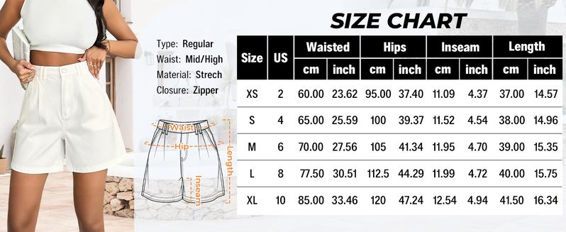 Emmiol Jean Shorts for Women High Waisted A Line Denim Shorts Stretchy 2026 Summer Casual Bottoms