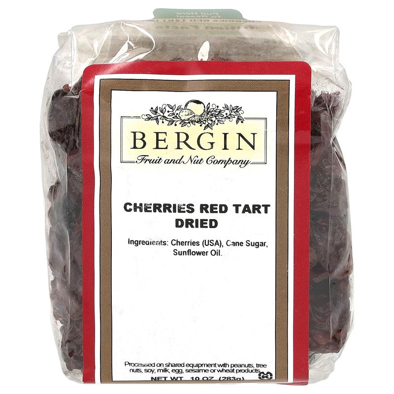 Bergin Fruit and Nut Company Cherries Red Tart, Dried, 10 oz (283 g)