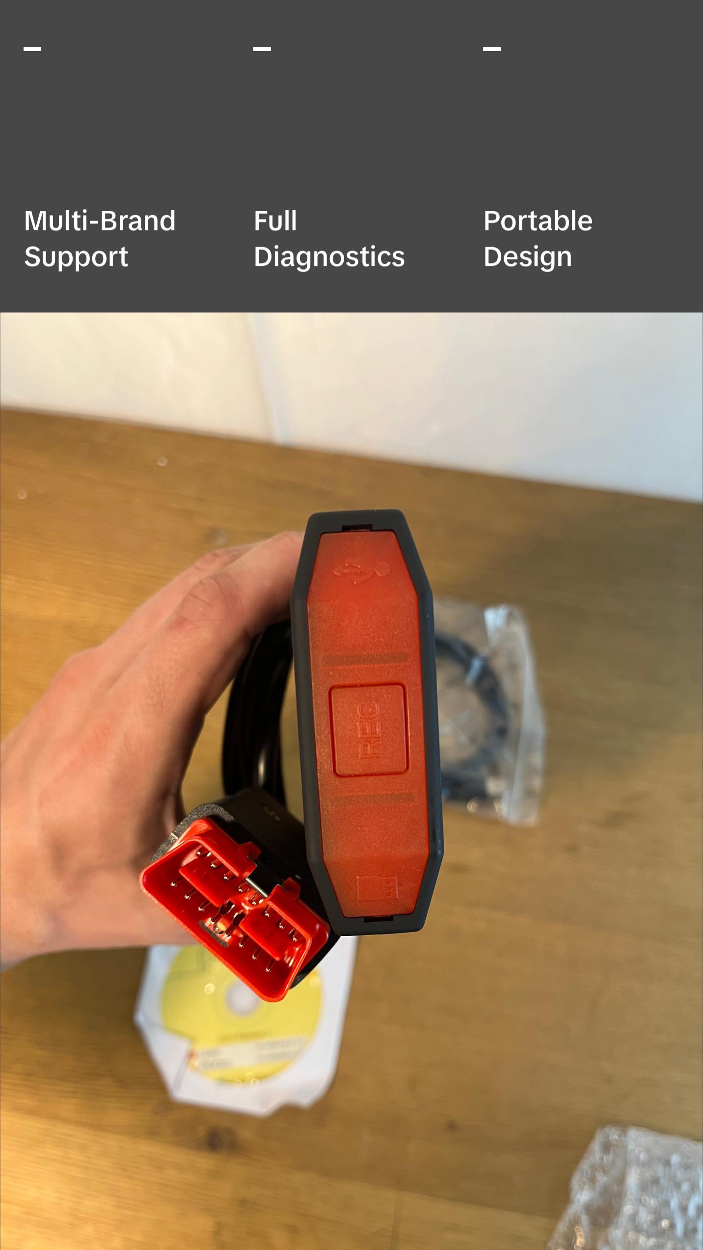 2016 DS150E Diagnostic Tool for Cars and Trucks OBD2 Code Reader Scanner for BMW VW Audi