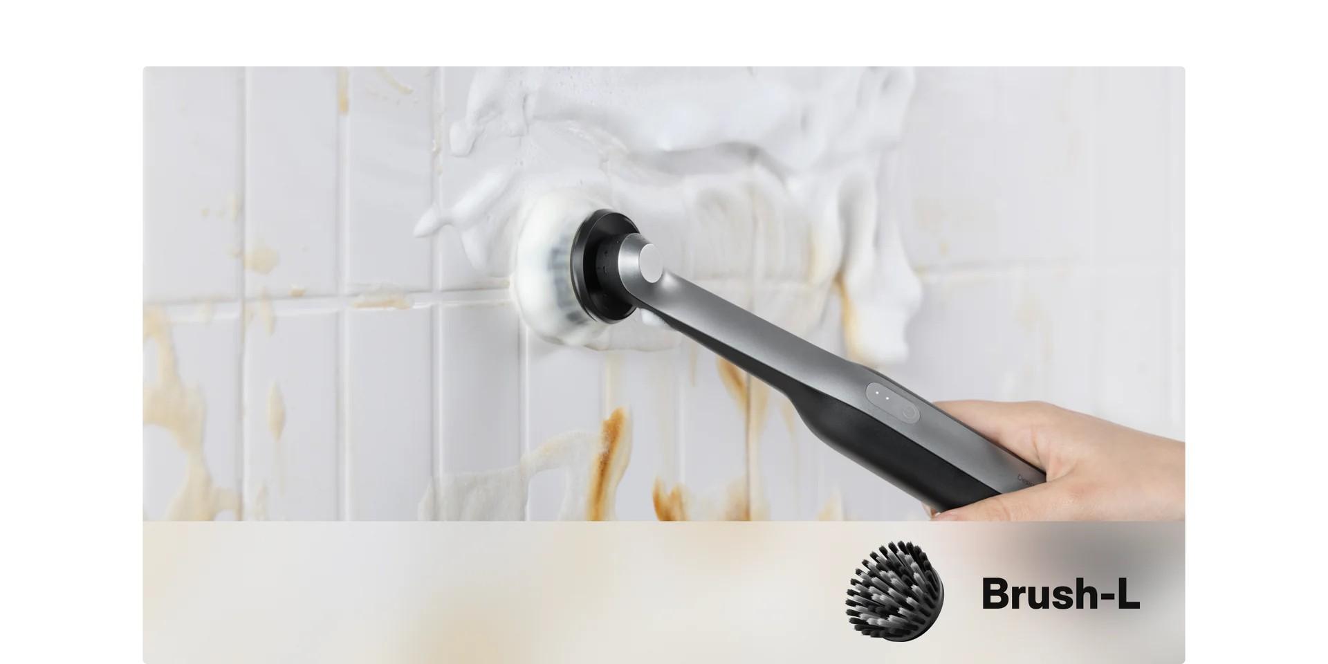 HOTO Rechargeable Electric Spin Scrubber with 12 Brush Heads - IPX7 Waterproof & Adjustable for Grout, Tiles & Crevices HOTO Rechargeable Electric Spin Scrubber with 12 Brush Heads - IPX7 Waterproof & Adjustable for Grout, Tiles & Crevices