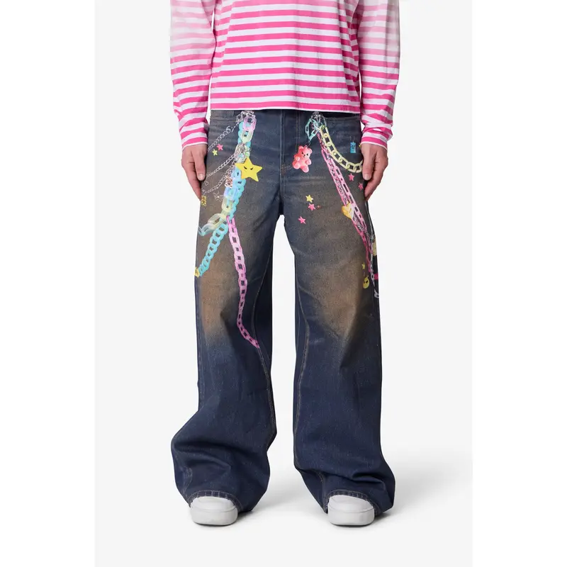 paint splatter mnml jeans - TikTok Shop