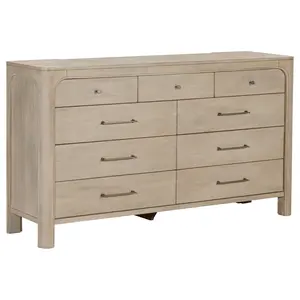 Solano 9-drawer Bedroom Dresser Cabinet Weathered Mango