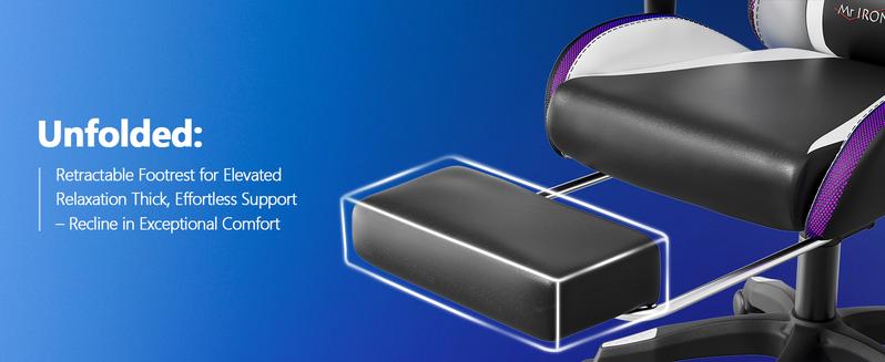 【RGB Series】Mr IRONSTONE L Shaped Gaming Desk with Led Lights Corner Computer Desk,L Shaped Desk with Carbon Fiber Surface, Home Office Desks Writing Workstation with Large Monitor Stand, Easy to Assemble, BacktoSchool