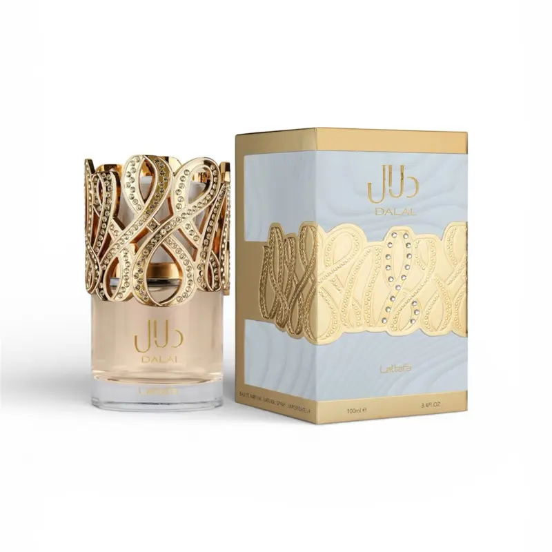 Lattafa Dalal for Women Eau de Parfum Spray, 3.4 Ounce Floral Fragrances Eau De Perfume