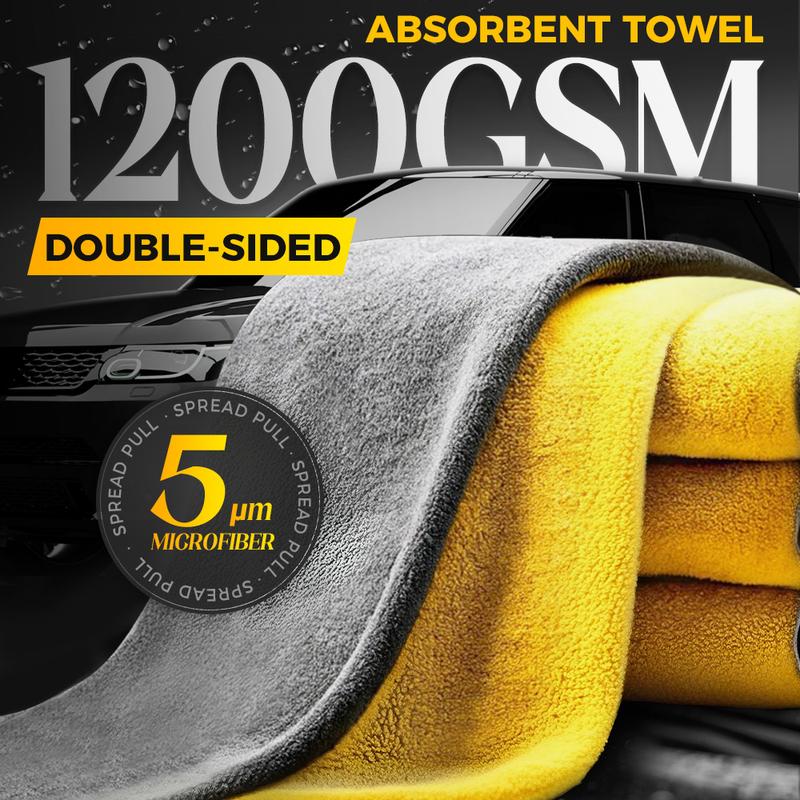 TORETARK Microfiber Car-Specific Dry Towel, Quickly Bbsorbs Water Without Leaving Water Marks, Does Not Damage The Car，Best Gift For Christmas.