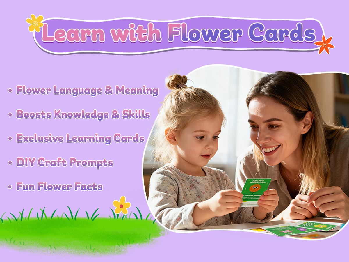 Kiditos Fabric Flower Bouquets DIY Craft Kits for Kids – Build Your Flower Market Toy, Arts & Crafts Bouquet Making for Ages 3+, Perfect Gift for Christmas & Birthdays