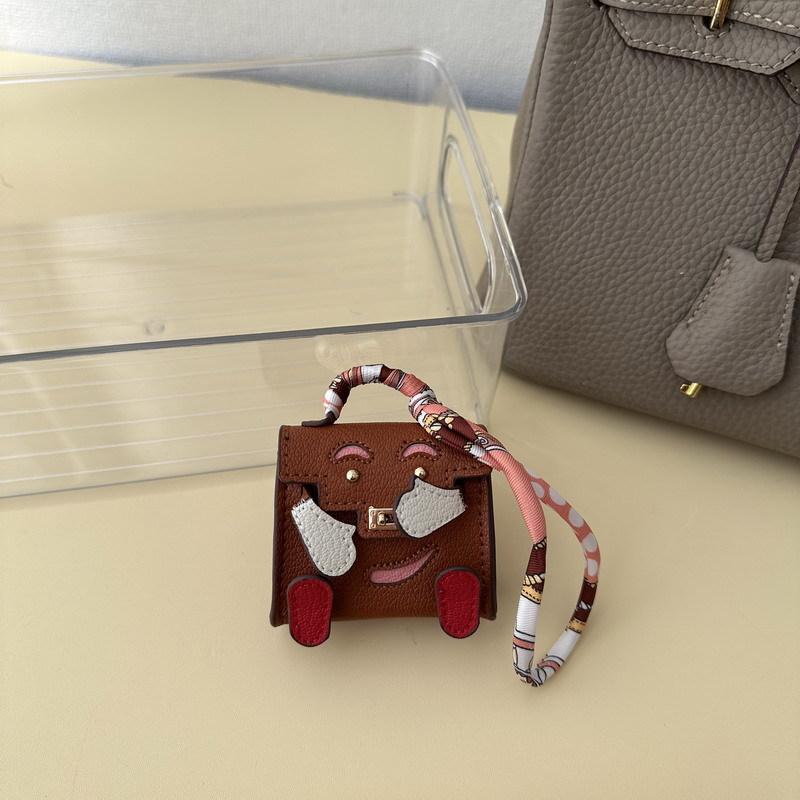 Mini Tiny PU Leather Handbag Decoration Pendant Bag For Airpods 4 3 2 Pro 2 For Galaxy Buds 3 3Pro 2 2Pro/Buds FE Headphone Case