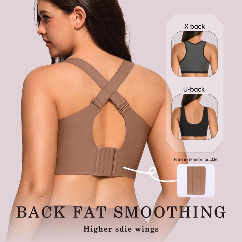 OEAK Women Jelly Bras Wirefree Full Coverage No Underwire Everyday Bras Comfortable Wireless Padded Tshirt Bra