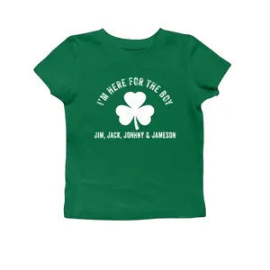 Lucky Clover Baby Tee, Lucky Shamrock St Patricks Day Baby Tee, Shamrock Tank Top, Irish Day Tee, Funny St Paddy's Gift, Crop Tank