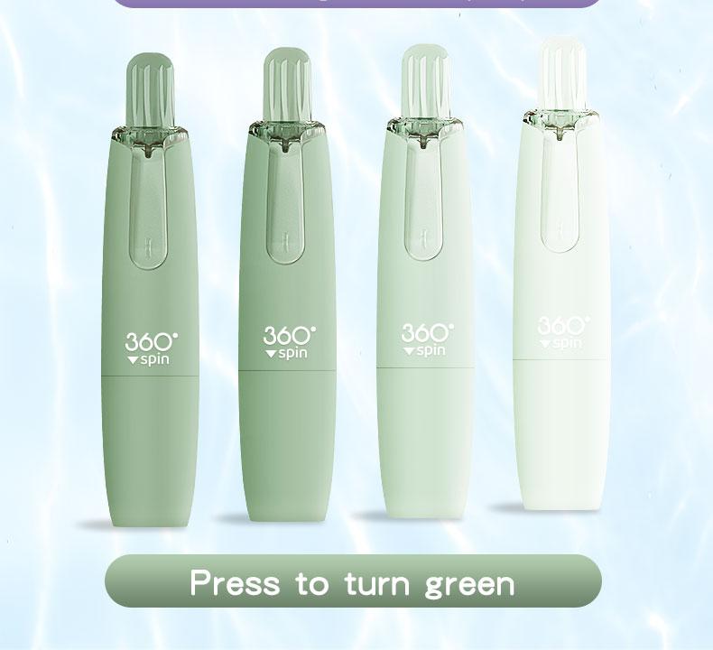 Double-sided tape pen, Greplaceable refills,Glue tape pen, dot-shape glue,4 main bodies + 6 refills, gradient color, perfectfor doing junk journal or school project