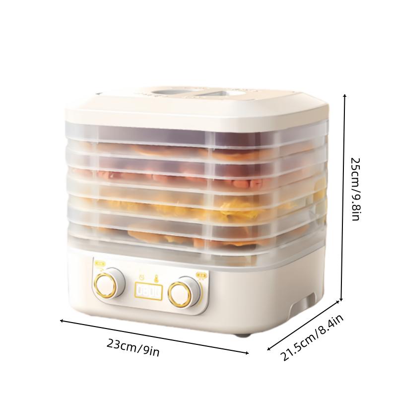 Five layer small household dryer, multi-layer fruit dryer, adjustable temperature meat dryer, suitable for drying herbs, mushrooms, and can replace healthy snacks