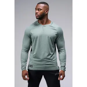 GTS Fitted Henley Long Sleeve