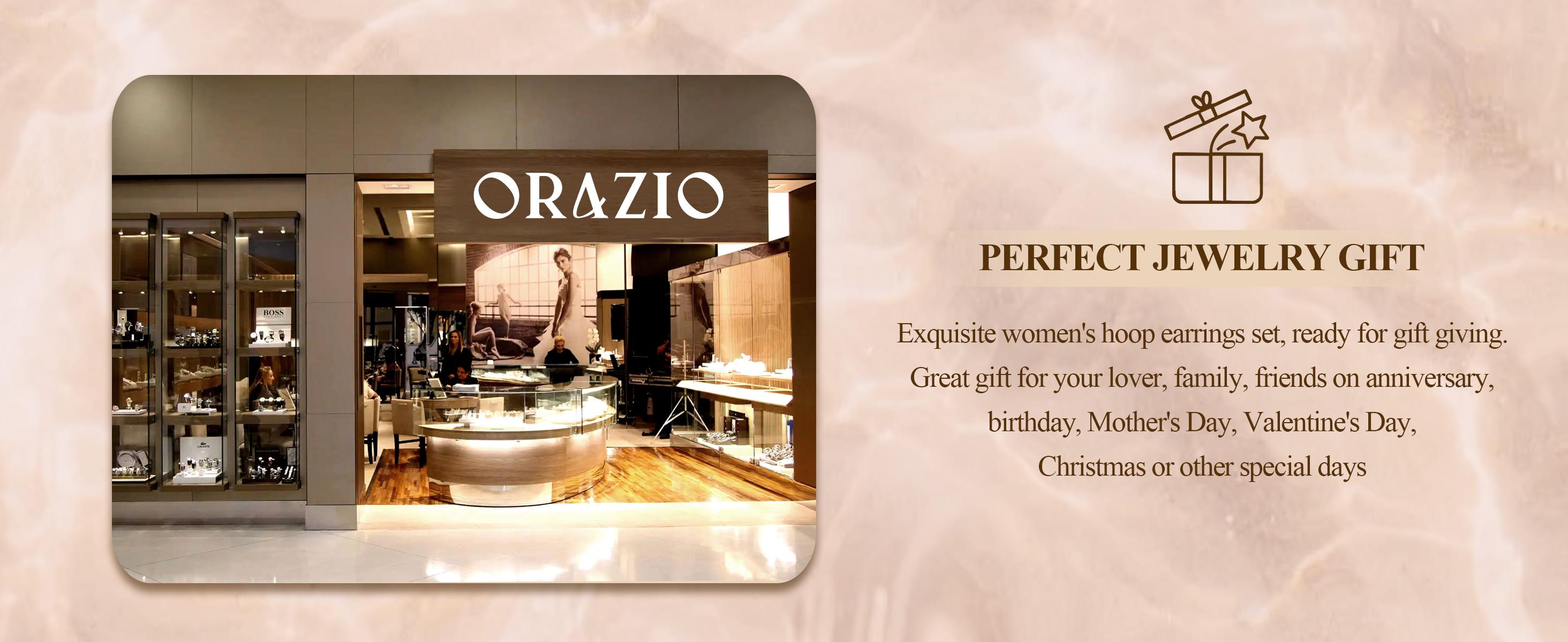 ORAZIO 4 Pairs Stainless Steel Hoop Earrings Set 10MM-20MM Cute Huggie Earrings for Women Hypoallergenic Jewelry Casual Trendy Fashion Earrings ORAZIO 4 Pairs Stainless Steel Hoop Earrings Set 10MM-20MM Cute Huggie Earrings for Women Hypoallergenic Jewelry Casual Trendy Fashion Earrings