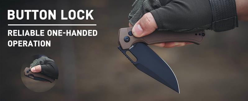 Artisan Cutlery Revel Folding Pocket EDC Knife AR-RPM9 Blade FRN Handle Outdoor Knives for Camping, Hunting and Survival Gear Emergency Survival Gear