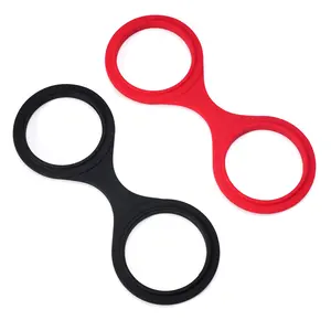 Rubber Handcuffs-the perfect gift-soft handcuffs for cosplay Halloween Stage Performance Silicone Props Handcuffs Children's Day Performance Police Accessories Prank Toy Handcuffs Customization Goodie Bag Fillers Lightweight day performance police accesso