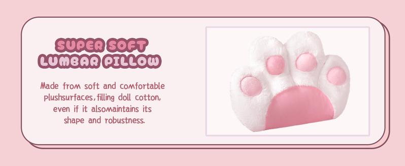 PUKAMI Pink Gaming Chair with Cute Cat Ears and Cat Paw Cushion Pillow,Ergonomic Gaming Chair for Teen with Footrest and Headrest Pillow,Pink Reclining Game Chair for Girl