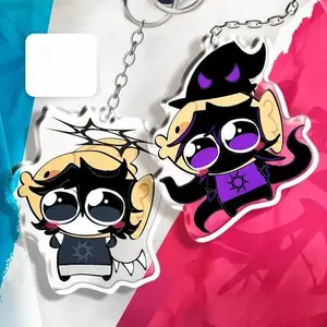 Forsaken Azure and TwoTime Keychains, Cute Keyring Accessory, Fun Charm For Backpack Or Purse | High Quality and Customer Favorite Items