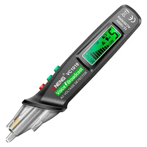 Non-Contact Voltage Tester Pen 12-1000V AC Detection with LED Flashlight Auto Power Off CAT III 1000V Safety Rating Circuit Breaker Finder Electrical Tools for Electricians DIY Measuring Instrument Detector