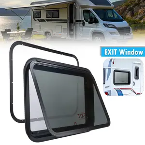 RV Emergency Escape Window - Emergency Exit, DOT Safety Certified Tempered Glass, Weatherproof, Windproof, Sound Insulation - Fits 30"x22" & 20" Openings, RV Compatibility with Cargo & Horse Trailers #RVEmergencyWindow #TrailerAccessory fathersdaygift fat