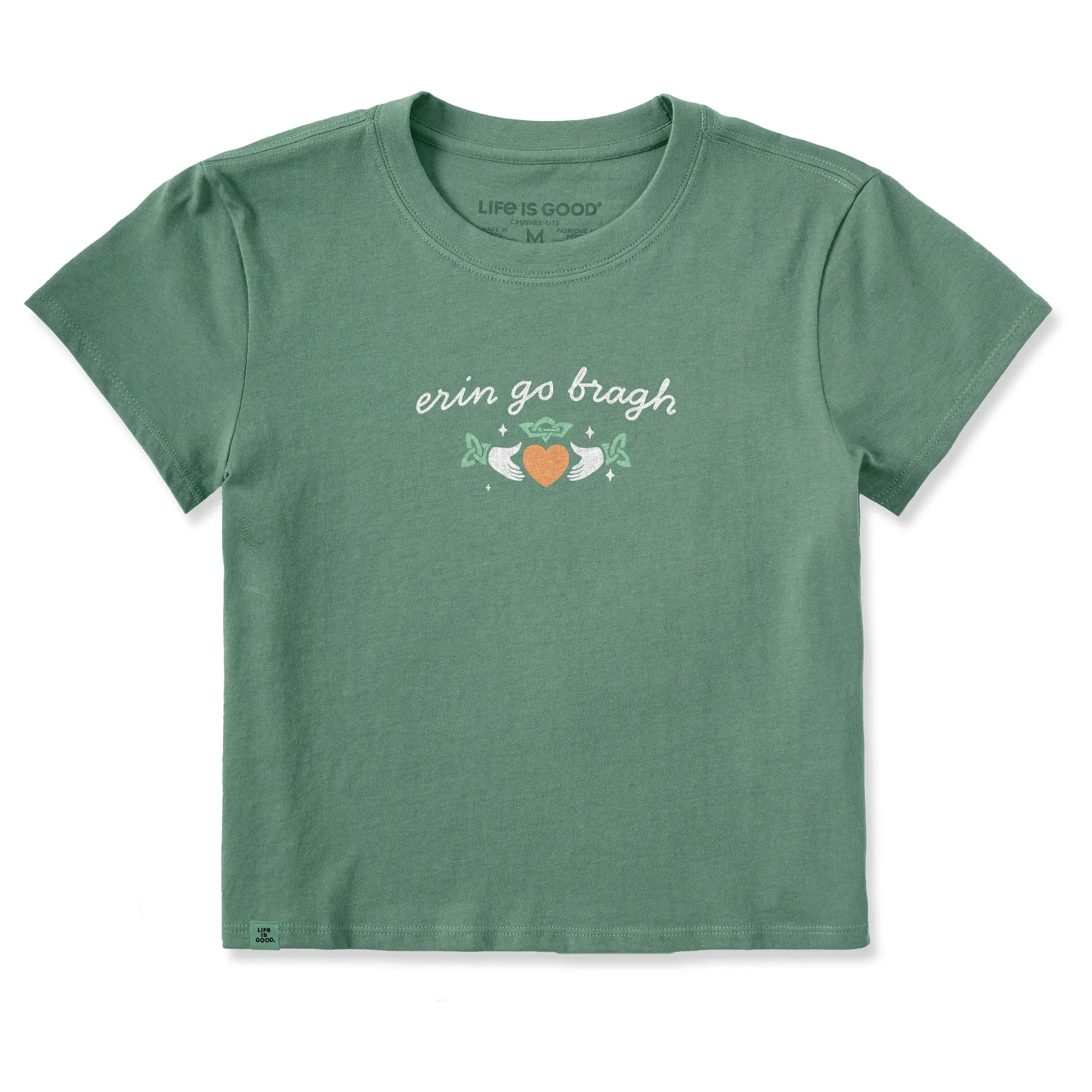 Women's Erin Go Bragh Claddagh Crusher-LITE Shrunken Tee