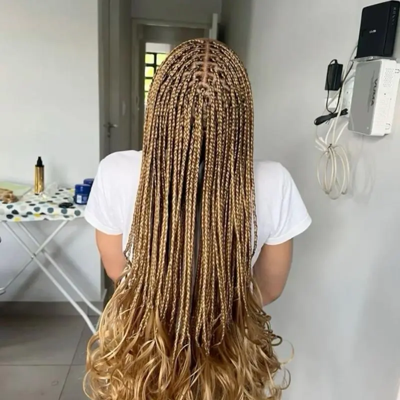 High Quality Heatless French Curl Hair Extensions, 3-Pack Haircare Elastic Hair Accessory for Braiding, Skin Friendly