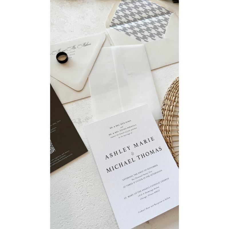 Digitally Printed Wedding Invitations | Style 1588