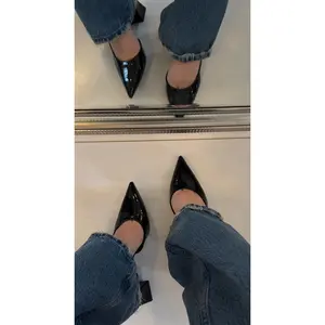 Celestine Pointed Closed Toe Mule Heel