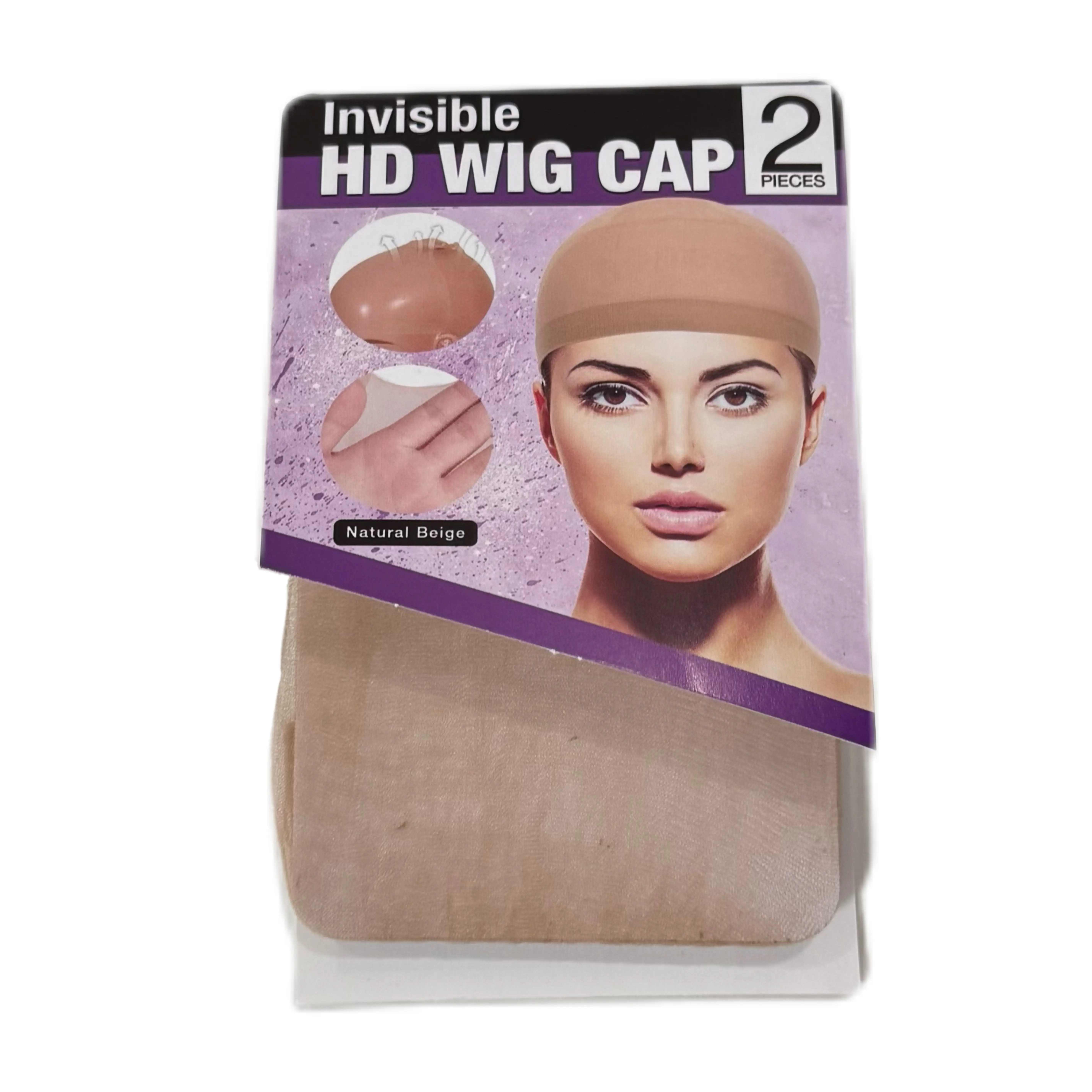 Skinlike HD Wig Caps (1 Pack, 2 Pieces) - Invisible, Breathable Skull Cap, Stretchy Accessory for Hair Extensions & Wigs