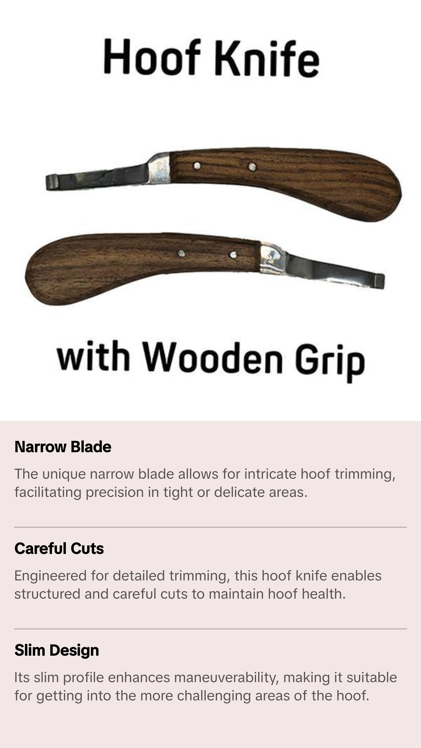 Hoof Knife Narrow Blade (DRTHCI15)