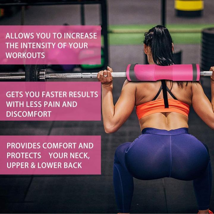 Foam Squat Barbell Pad, Lunges & Bar Padding For Hips Thrusts, Fitness Equipment For Home Gym Sports Fitness ,Neck and Shoulders While Training