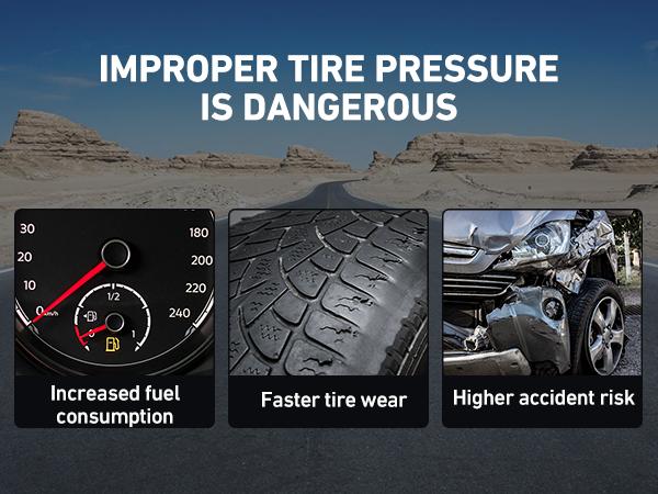 【Spring Glow Up】AstroAI Digital Tire Pressure Gauge with Inflator 250 PSI Air Chuck & Compressor Accessories Accuracy Measurement Durable Brass Components Automotive Vehicle Tool