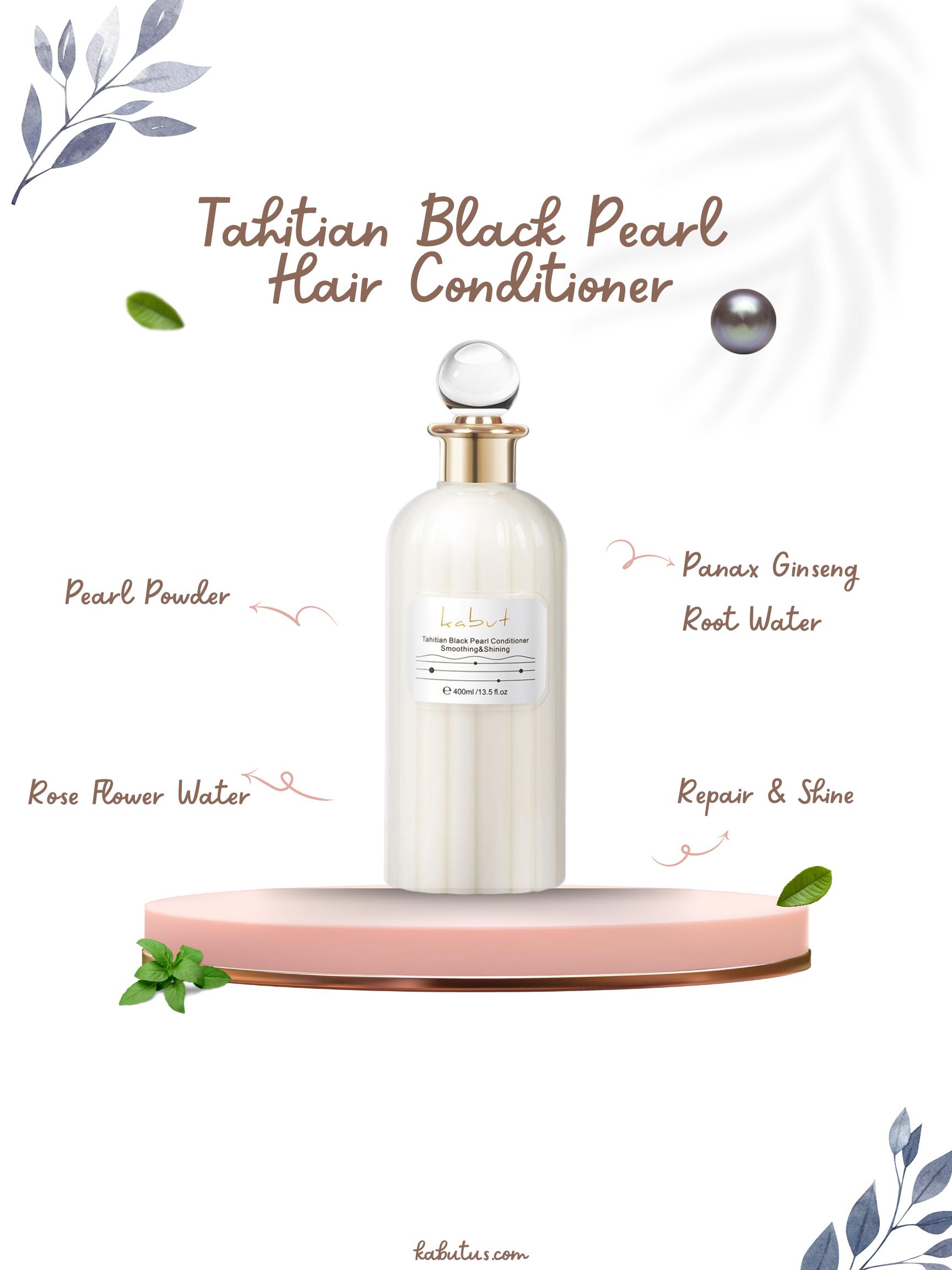 Kabut Diamond Crystal Shampoo and Tahitian Black Pearl Conditioner Set - Volumizing Hair Care Haircare Cleansing Comfort Cleanser Nourish Repair Volumize Hair Treatment Set based shampoo and conditioner combo