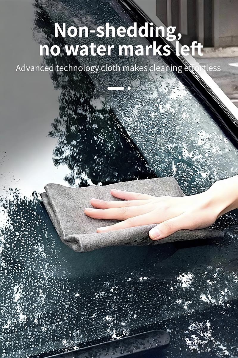 Magic Cleaning Cloth (10PCS) – Streak-Free Thickened Microfiber Cloth for Glass, Windows & Mirrors, Lint-Free and Highly Absorbent