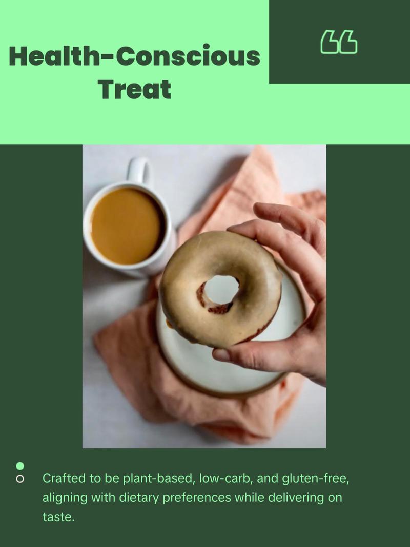 Planet Bake Vanilla Bean Donuts 8 Pack - Plant-Based, Low-Carb, Gluten-Free, No Sugar Alcohol, Sweetened for Snack & Dessert Planet Bake Vanilla Bean Donuts 8 Pack - Plant-Based, Low-Carb, Gluten-Free, No Sugar Alcohol, Sweetened for Snack & Dessert